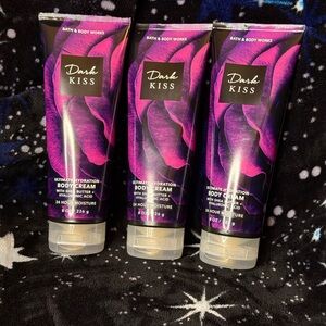 Bath & Body Works Dark Kiss Body Cream Bundle